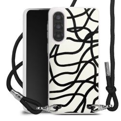 New Carry Case Transparent Stoff schwarz/silber