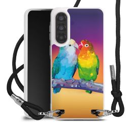 New Carry Case Transparent Stoff schwarz/silber