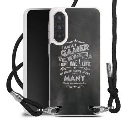 New Carry Case Transparent Stoff schwarz/silber