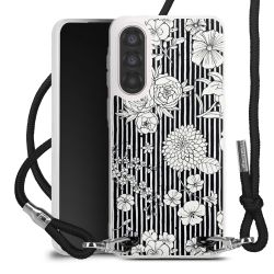 New Carry Case Transparent Stoff schwarz/silber