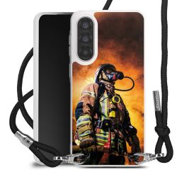 New Carry Case Transparent Stoff schwarz/silber