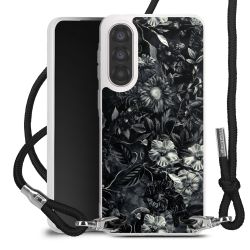 New Carry Case Transparent Stoff schwarz/silber