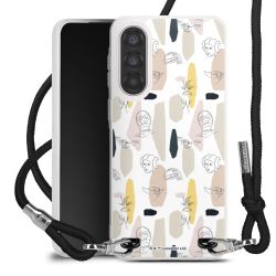 New Carry Case Transparent Stoff schwarz/silber