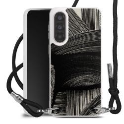 New Carry Case Transparent Stoff schwarz/silber