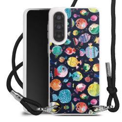 New Carry Case Transparent Stoff schwarz/silber