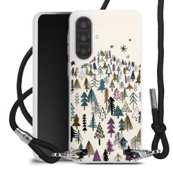 New Carry Case Transparent Stoff schwarz/silber