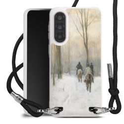 New Carry Case Transparent Stoff schwarz/silber