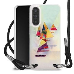 New Carry Case Transparent Stoff schwarz/silber