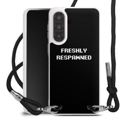 New Carry Case Transparent Stoff schwarz/silber