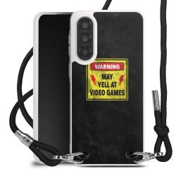 New Carry Case Transparent Stoff schwarz/silber