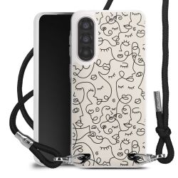 New Carry Case Transparent Stoff schwarz/silber