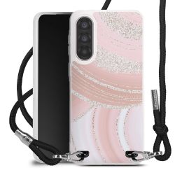 New Carry Case Transparent Stoff schwarz/silber