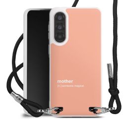 New Carry Case Transparent Stoff schwarz/silber