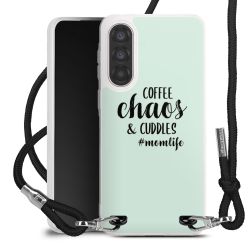 New Carry Case Transparent Stoff schwarz/silber