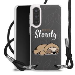 New Carry Case Transparent Stoff schwarz/silber