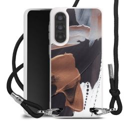 New Carry Case Transparent Stoff schwarz/silber