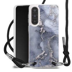 New Carry Case Transparent Stoff schwarz/silber