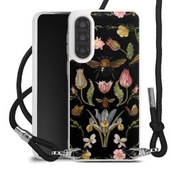 New Carry Case Transparent Stoff schwarz/silber