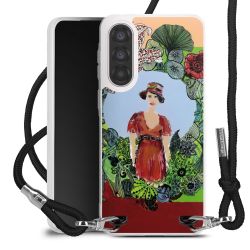 New Carry Case Transparent Stoff schwarz/silber