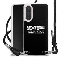 New Carry Case Transparent Stoff schwarz/silber