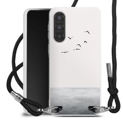 New Carry Case Transparent Stoff schwarz/silber