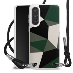 New Carry Case Transparent Stoff schwarz/silber