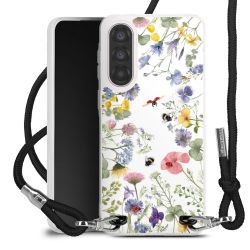 New Carry Case Transparent Stoff schwarz/silber