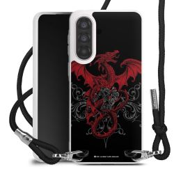 New Carry Case Transparent Stoff schwarz/silber