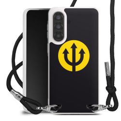 New Carry Case Transparent Stoff schwarz/silber