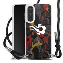 New Carry Case Transparent Stoff schwarz/silber