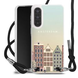 New Carry Case Transparent Stoff schwarz/silber