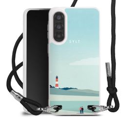 New Carry Case Transparent Stoff schwarz/silber