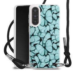 New Carry Case Transparent Stoff schwarz/silber