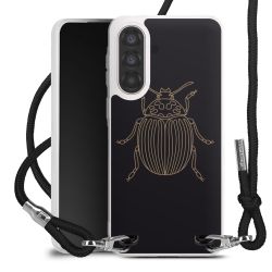 New Carry Case Transparent Stoff schwarz/silber