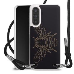 New Carry Case Transparent Stoff schwarz/silber