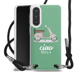 New Carry Case Transparent Stoff schwarz/silber