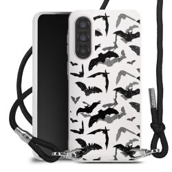 New Carry Case Transparent Stoff schwarz/silber