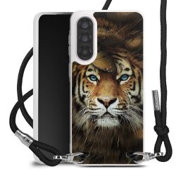 New Carry Case Transparent Stoff schwarz/silber