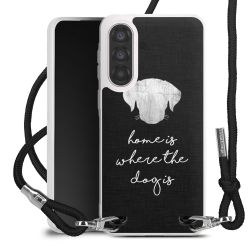 New Carry Case Transparent Stoff schwarz/silber