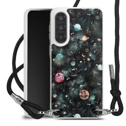 New Carry Case Transparent Stoff schwarz/silber