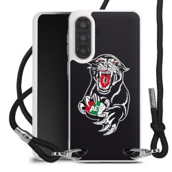 New Carry Case Transparent Stoff schwarz/silber