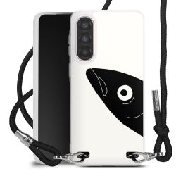 New Carry Case Transparent Stoff schwarz/silber