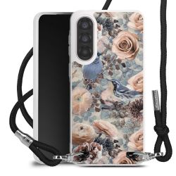 New Carry Case Transparent Stoff schwarz/silber