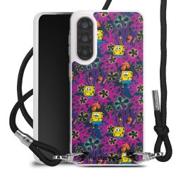 New Carry Case Transparent Stoff schwarz/silber