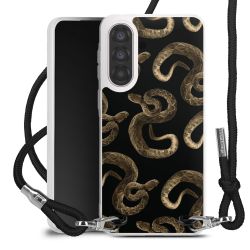 New Carry Case Transparent Stoff schwarz/silber