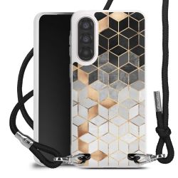 New Carry Case Transparent Stoff schwarz/silber