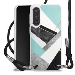 New Carry Case Transparent Stoff schwarz/silber