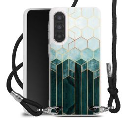 New Carry Case Transparent Stoff schwarz/silber