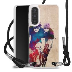 New Carry Case Transparent Stoff schwarz/silber