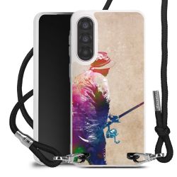 New Carry Case Transparent Stoff schwarz/silber